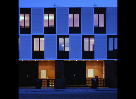 projecte unifamiliar Santpedor Ronda Sant Pere - Vista exterior il.luminada